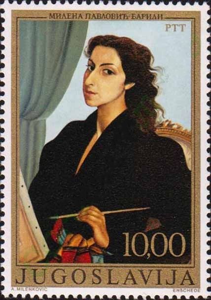 Self portrait of Milena Pavlovic-Barili (1909-45)