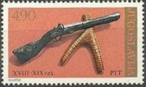 Carbine and Powder Horn