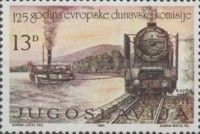 Locomotive Pulls Ship Through Channel