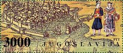 Golden Age of Sailing Ships - Engraving of Dubrovnik