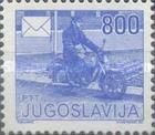 Postman on motorcycle