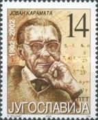 100th Birth Anniversary of Jovan Karamata (1902-1967)