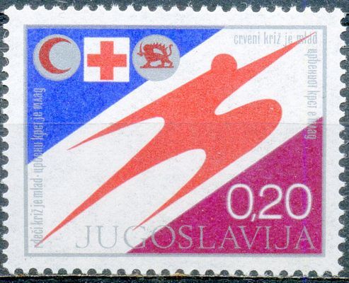 Charity stamp (Red Cross week)