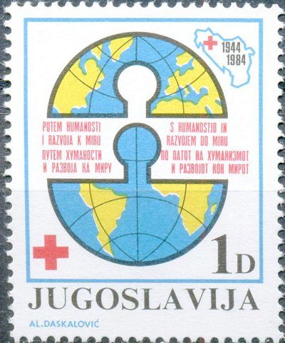 Red Cross and Leaves