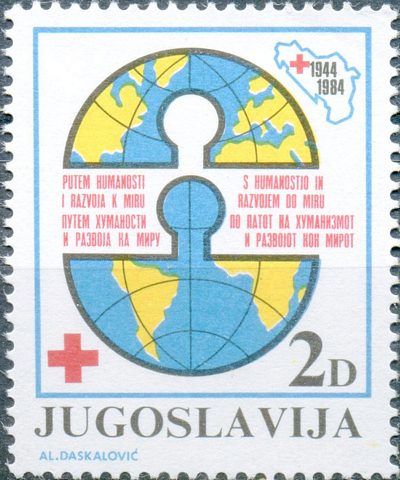 Red Cross and Leaves