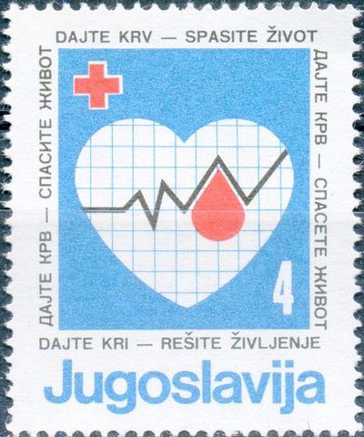 Graph and Blood Drop within Heart
