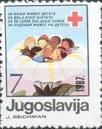 Charity stamp (Red Cross week)