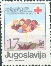 Charity stamp (Red Cross week)