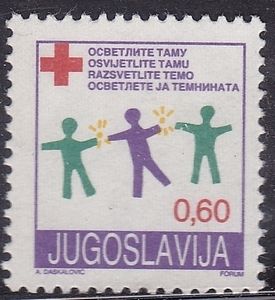 Charity stamp (Red Cross week)