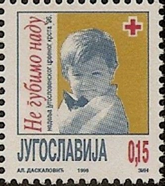 Charity stamp (Red Cross week)