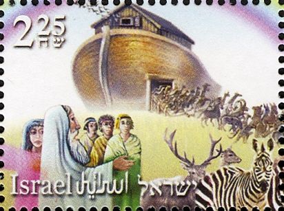 Noah and Family, Animals, Leaving Ark