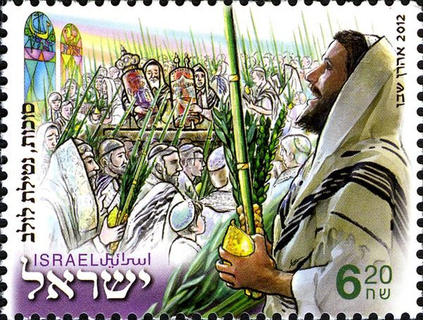 Sukkot, Bearing the Lulav