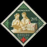 Red cross package