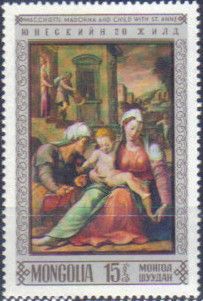 Madonna and Child with St. Anne, by Macchietti