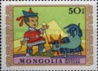 Boy and obedient little yak