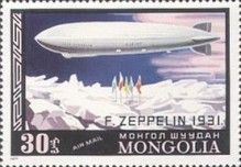 Zeppelin over North Pole, 1931