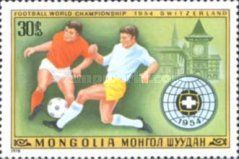 Footballers and Old Town Tower, Bern, Switzerland