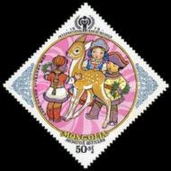 Children with Deer