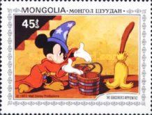 Mickey puts the Cap on and commands the Broom to fetch Water
