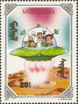 Jetsons blasting off in spaceship