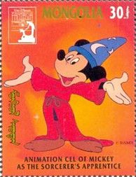 Animation Cel of Mickey as Sorcerer’s Apprentice