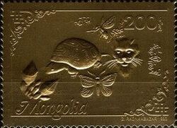 Turtle, bee, wildcat, butterfly