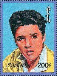 Portrait of Elvis Presley