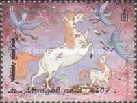 Birds Attacking Mare and Foal