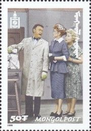Lucy with Man in a Coat