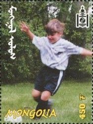 Boy playing soccer