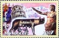 Tower of Pisa, Romulus and Remus
