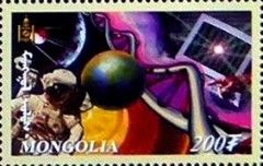 Astronaut, Earth, DNA Molecule, Computer