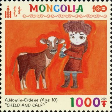 Child and Calf