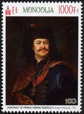 Portrait of Prince Ferenc Rakcszi II by Adam Manyoki