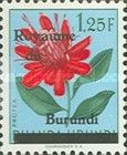 Protea lemairei overprinted "Royaume du Burundi"