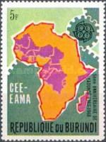 Map of Africa and CEPT emblem