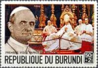 Pope on throne