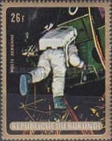Neil A. Armstrong leaving module