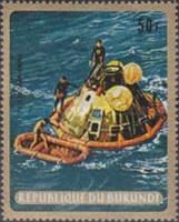 Splashdown in the Pacific