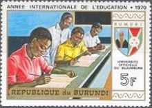 Students taking test