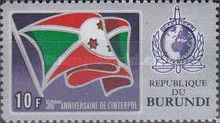 INTERPOL flag and emblem