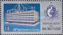 INTERPOL buidling and emblem