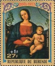 Virgin and Child by Preugino