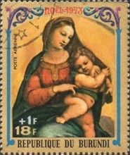 Virgin and Child by Raphael - Surcharge
