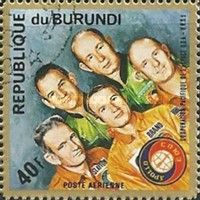 Slayton, Brand, Stafford, Leonov and Kubasov