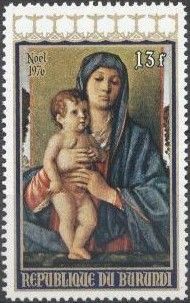 Virgin and child by Bellini