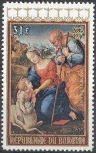Hl. Family with a lamb. Raphael.