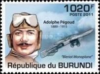 Adolphe Pegoud (1889-1915), "Bleriot Monoplane"
