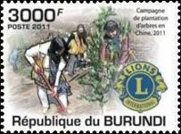 Tree planting campaign in China