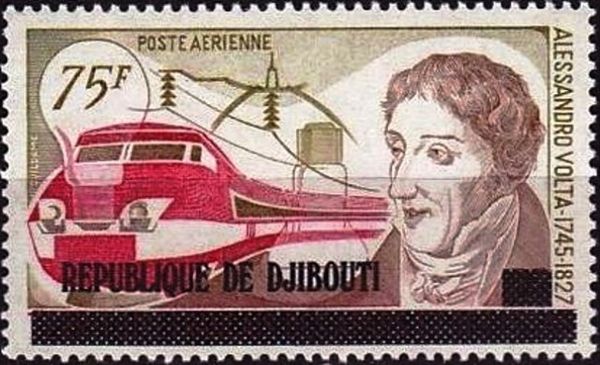 Alessandro Volta (1745-1827) and Train